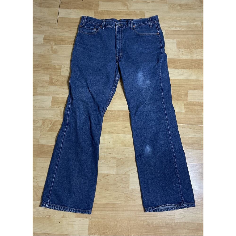 Vintage Levi's 517 Jeans‎ Mens 40x32 Dark Wash Boot Cut 90s Y2K Red Tag